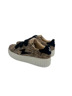 Cheap Loëla Baskets Flash Guépard Sophie BEIGE