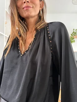 New Loëla Blouse Amik BLACK