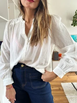 Sale Loëla Blouse Bailey BLANC