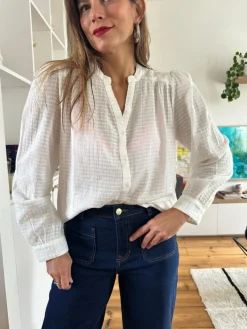 Sale Loëla Blouse Bailey BLANC