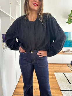 Hot Loëla Blouse Berlia NOIR