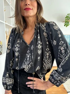 Online Loëla Blouse Karla NOIR