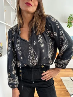 Online Loëla Blouse Karla NOIR