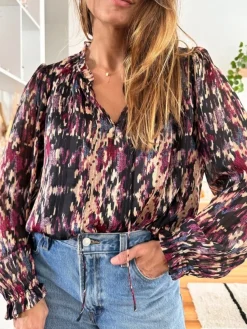 Discount Loëla Blouse Lana NOIR