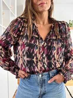Discount Loëla Blouse Lana NOIR