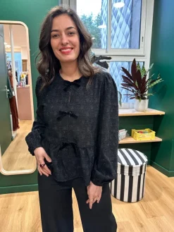 Flash Sale Loëla Blouse Melissa NOIR