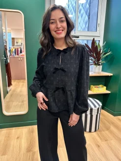 Flash Sale Loëla Blouse Melissa NOIR