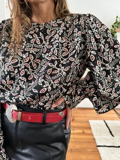 Discount Loëla Blouse Nimes NOIR