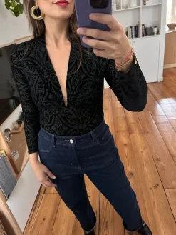 Hot Loëla Body Mia Velours NOIR