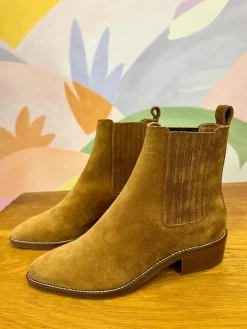 Hot Loëla Bottines Georgia CAMEL