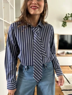 Sale Loëla Chemise Laia BLEU RAYE