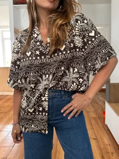 New Loëla Chemise Nelita CHOCOLAT