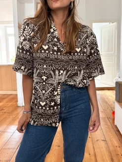 New Loëla Chemise Nelita CHOCOLAT