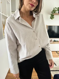 Clearance Loëla Chemise Nolah BEIGE