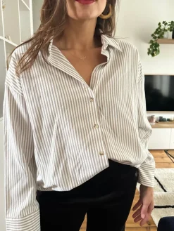 Clearance Loëla Chemise Nolah BEIGE