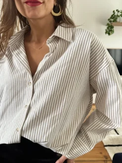 Clearance Loëla Chemise Nolah BEIGE