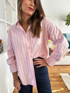 Shop Loëla Chemise Sienna NUDE