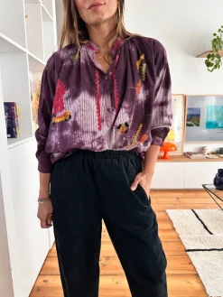 Online Loëla Chemisier Susina VIOLET