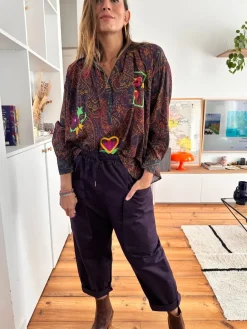 Online Loëla Chemisier Susina VIOLET