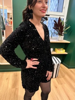 Outlet Loëla Combi-short Maeva NOIR