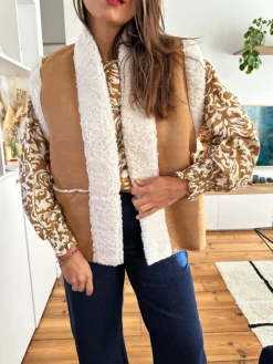Online Loëla Gilet Andy CARAMEL