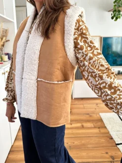Online Loëla Gilet Andy CARAMEL