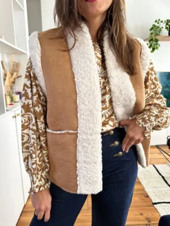 Online Loëla Gilet Andy CARAMEL
