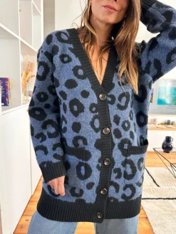 Best Sale Loëla Gilet Ares BLEU