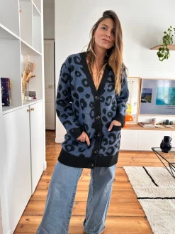 Best Sale Loëla Gilet Ares BLEU