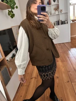 Online Loëla Gilet Logan KAKI