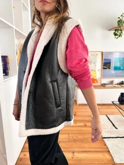 Best Sale Loëla Gilet Yon NOIR