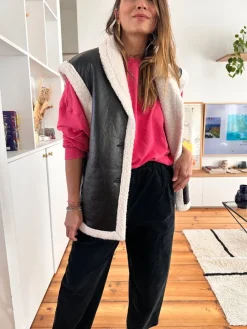 Best Sale Loëla Gilet Yon NOIR