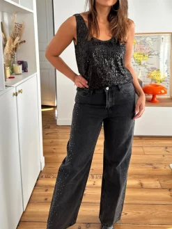 Shop Loëla Jeans Raymon GRIS