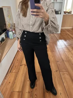 Shop Loëla Jeans Victorine NOIR