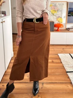 Cheap Loëla Jupe Ametsa COFFEE