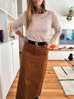 Cheap Loëla Jupe Ametsa COFFEE