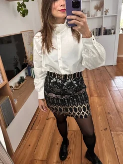 Clearance Loëla Jupe Cleo NOIR