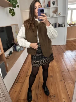 Clearance Loëla Jupe Cleo NOIR