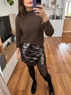 Hot Loëla Jupe Juline NOIR