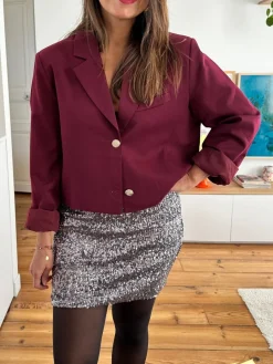 Outlet Loëla Jupe Osborne ANTHRACITE