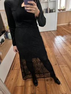 Shop Loëla Jupe Rim NOIR