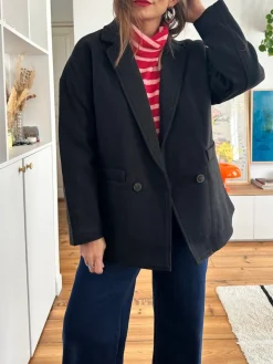 Cheap Loëla Manteau Akira BLACK