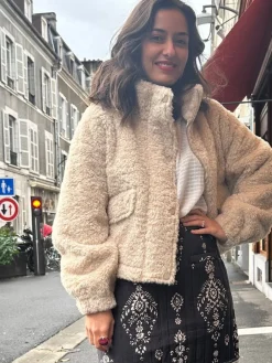 Best Sale Loëla Manteau Asur BEIGE