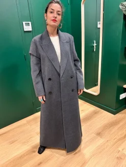 Discount Loëla Manteau Dina GRIS