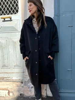Clearance Loëla Manteau Jordan NOIR