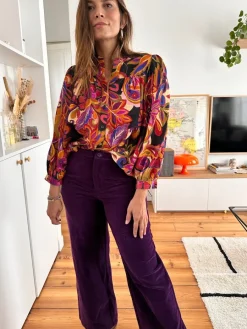 Clearance Loëla Pantalon Ainhoa PURPLE