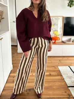 Outlet Loëla Pantalon Angele CHOCOLAR