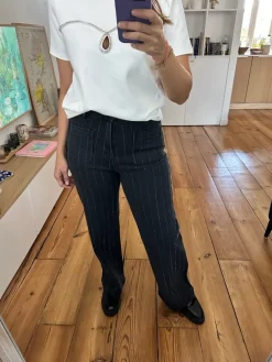 Discount Loëla Pantalon Atlanty NOIR