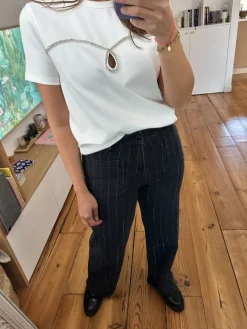 Discount Loëla Pantalon Atlanty NOIR