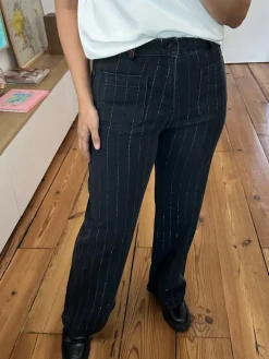Discount Loëla Pantalon Atlanty NOIR